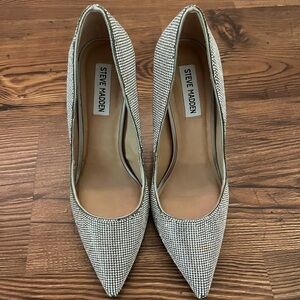 Steve Madden Rhinestone Daisie Heels